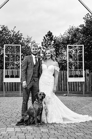 Alcumlow Wedding Barn Photography - Aimee & Mike-645