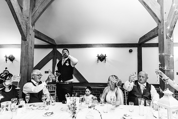 Sandhole Oak Barn Wedding Photography - Becky & Sam-585