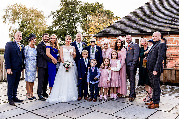 Hanbury Barn Wedding Photography - Laura & Phil-501