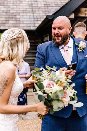 Sandhole Oak Barn Wedding Photography - Caitlin & Shane-446