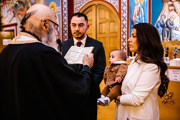 Greek Orthodox Cheristening - Staffordshire Event Photography-120