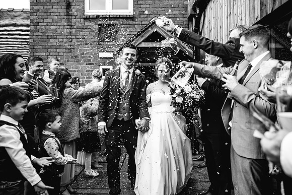 Hanbury Barn Wedding Photography - Hannah & Adam-383