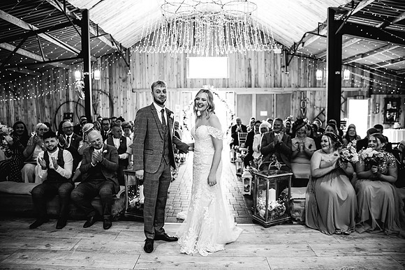 Alcumlow Wedding Barn Photography - Aimee & Mike-329