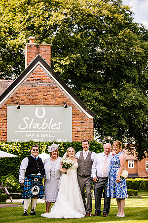 Manor House Hotel - Alsager Wedding - Louise & Jack-453