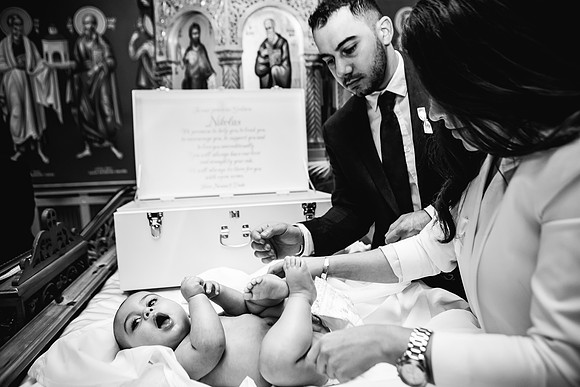 Greek Orthodox Cheristening - Staffordshire Event Photography-267