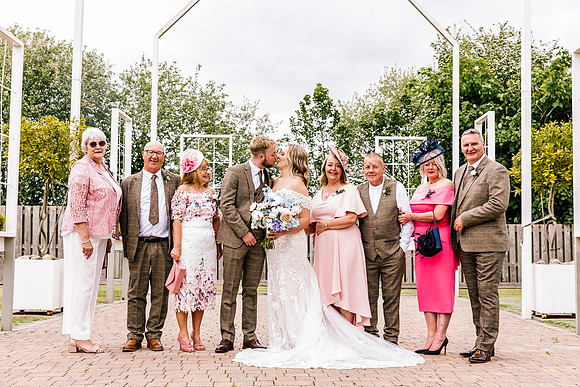 Alcumlow Wedding Barn Photography - Aimee & Mike-458
