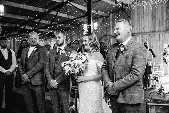 Alcumlow Wedding Barn Photography - Aimee & Mike-289