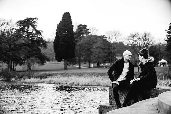 Trentham Gardens - Engagement Shoot - Staffordshire Wedding Photographer-65