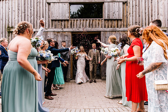 Alcumlow Wedding Barn Photography - Aimee & Mike-401