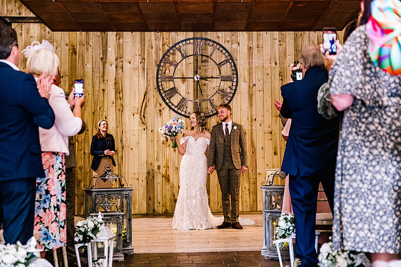 Alcumlow Wedding Barn Photography - Aimee & Mike-361