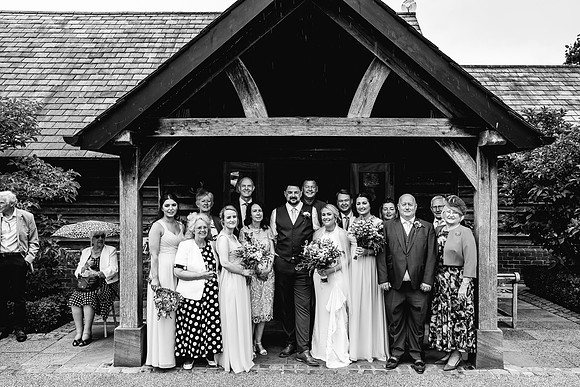 Sandhole Oak Barn Wedding Photography - Becky & Sam-315