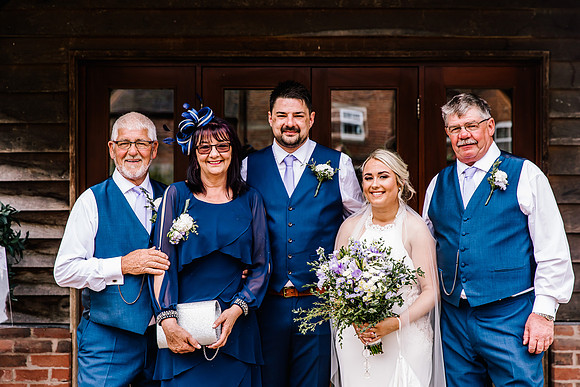 Sandhole Oak Barn Wedding Photography - Becky & Sam-325