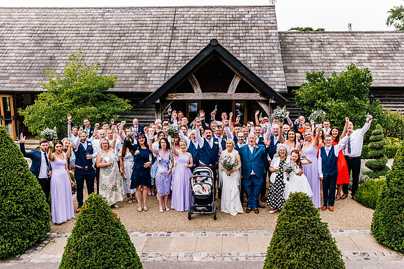 Sandhole Oak Barn Wedding Photography - Becky & Sam-309