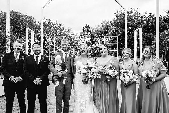 Alcumlow Wedding Barn Photography - Aimee & Mike-498