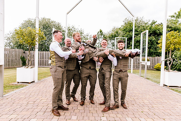Alcumlow Wedding Barn Photography - Aimee & Mike-521