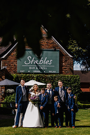 Manor House Hotel Wedding Photography - Megen & Dan-579
