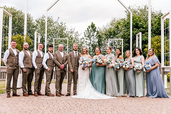 Alcumlow Wedding Barn Photography - Aimee & Mike-545