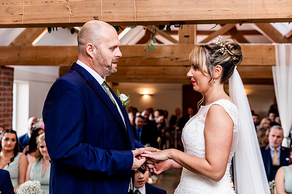 Hanbury Barn Wedding Photography - Laura & Phil-314
