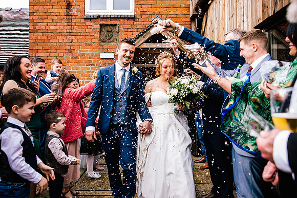 Hanbury Barn Wedding Photography - Hannah & Adam-384