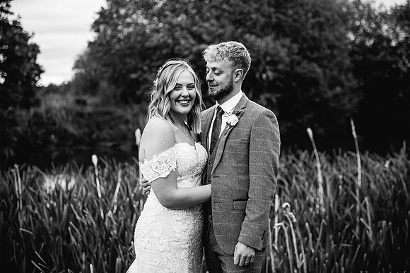 Alcumlow Wedding Barn Photography - Aimee & Mike-676