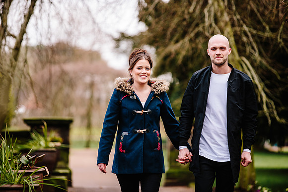 Trentham Gardens - Engagement Shoot - Staffordshire Wedding Photographer-28