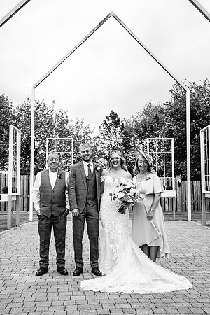 Alcumlow Wedding Barn Photography - Aimee & Mike-467