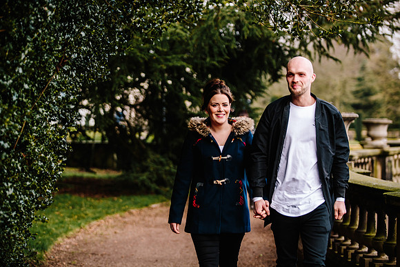 Trentham Gardens - Engagement Shoot - Staffordshire Wedding Photographer-32
