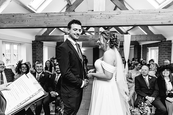 Hanbury Barn Wedding Photography - Hannah & Adam-304