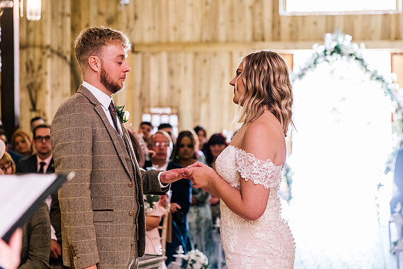 Alcumlow Wedding Barn Photography - Aimee & Mike-323