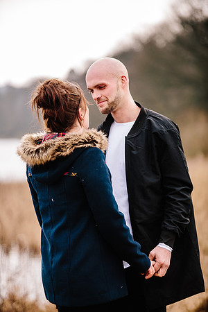 Trentham Gardens - Engagement Shoot - Staffordshire Wedding Photographer-54