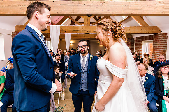 Hanbury Barn Wedding Photography - Hannah & Adam-327
