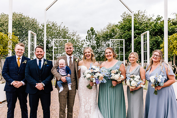 Alcumlow Wedding Barn Photography - Aimee & Mike-497