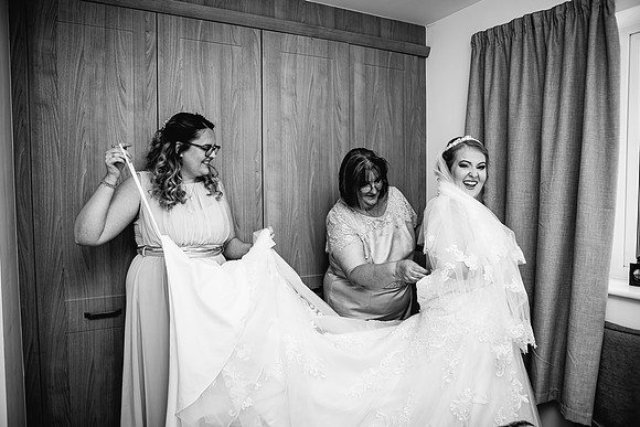 Manor House Hotel - Alsager Wedding - Louise & Jack-156