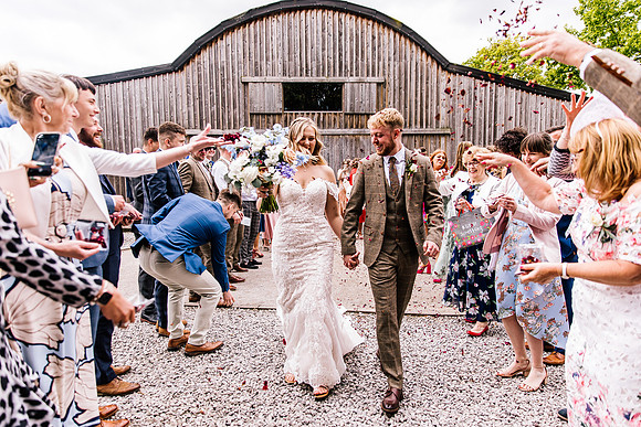 Alcumlow Wedding Barn Photography - Aimee & Mike-419