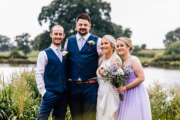 Sandhole Oak Barn Wedding Photography - Becky & Sam-408