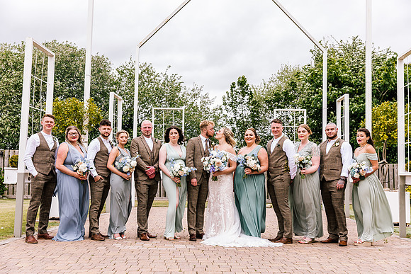 Alcumlow Wedding Barn Photography - Aimee & Mike-548