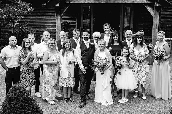 Sandhole Oak Barn Wedding Photography - Becky & Sam-313