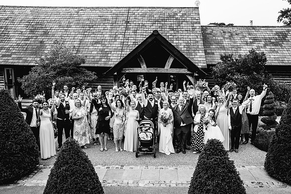 Sandhole Oak Barn Wedding Photography - Becky & Sam-310
