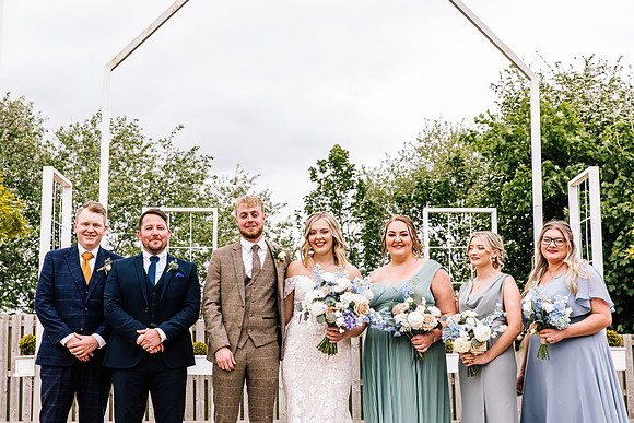 Alcumlow Wedding Barn Photography - Aimee & Mike-484