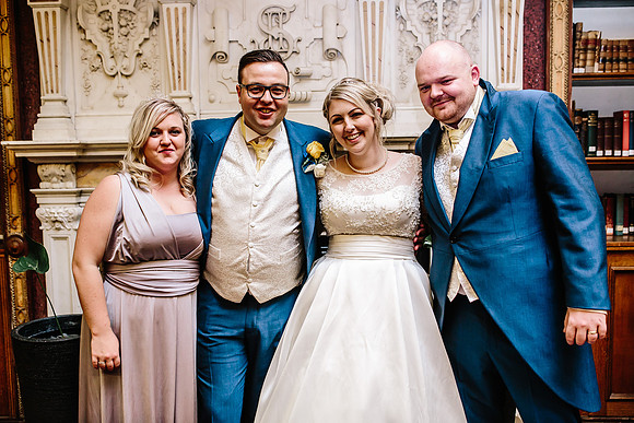 Keele Hall Wedding Photography - Katie & Simon-634